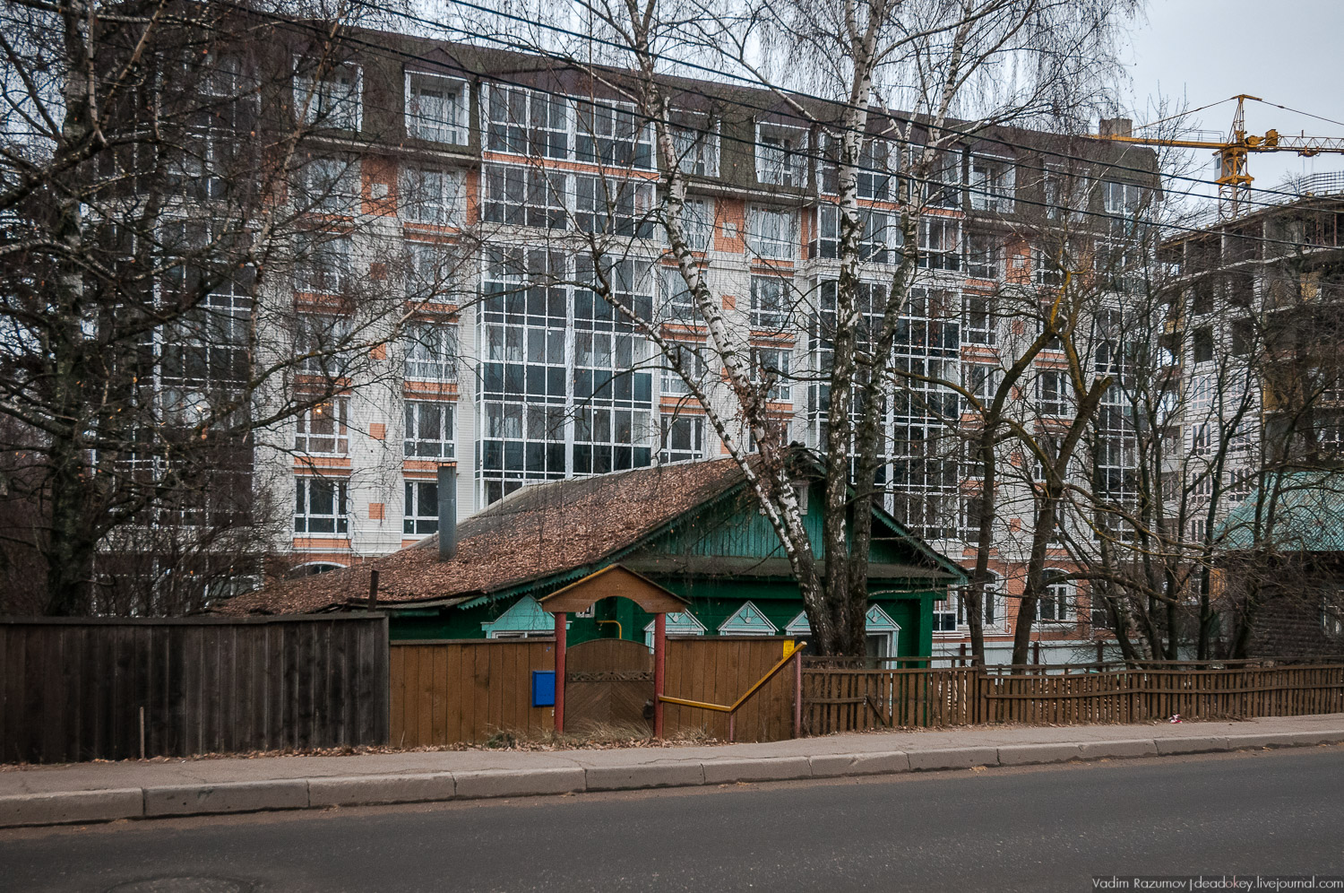 Сергиев Посад, волонтеры спасают дом на Валовой улице