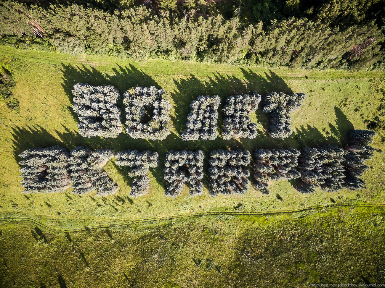 Вадим Разумов. Фотографии с дрона, лето 2017