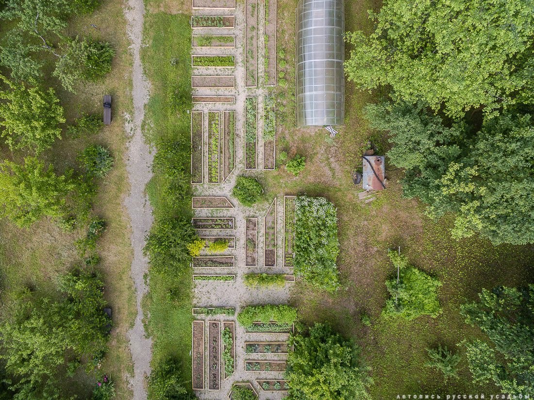 усадьба Дворяниново. В гости с дроном. Усадьба А.Т. Болотова с квадрокоптера