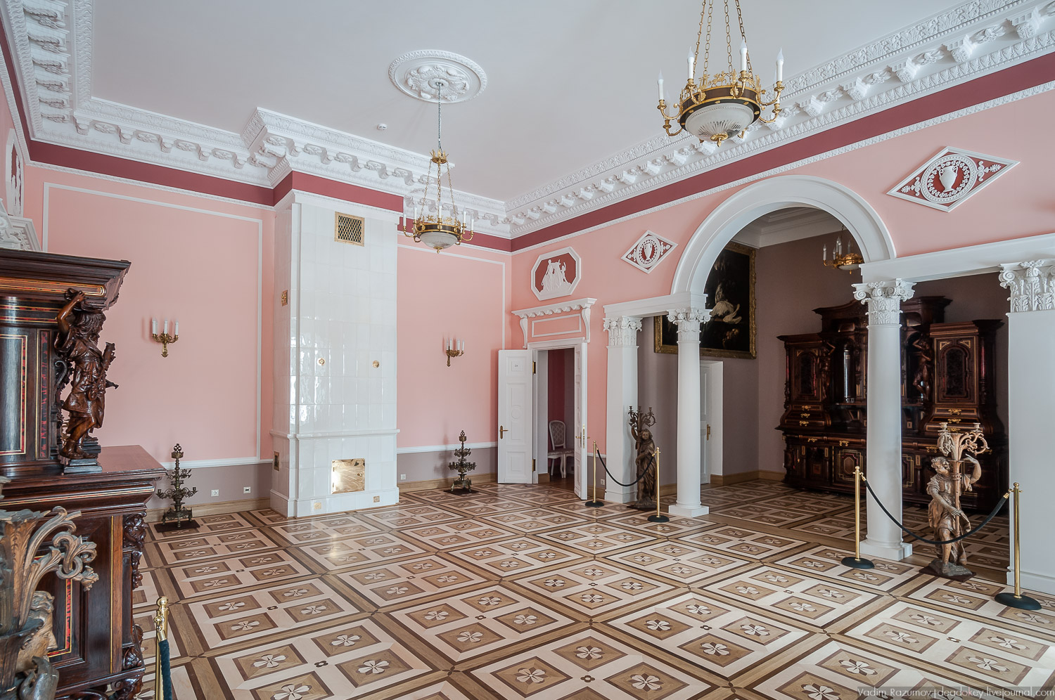 усадьба Остафьево, интерьеры после реставрации