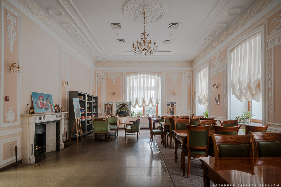 Интерьеры дома купцов Кузнецовых после реставрации, г. Москва, ул. Проспект Мира, д. 41, стр. 1.