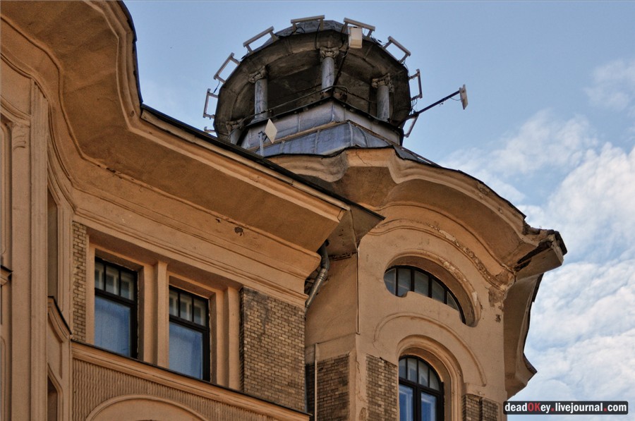 Доходный дом П.А. Скопника, 1906-1907, архитектор Г.А. Гельрих,Садовая-Кудринская ул., 24