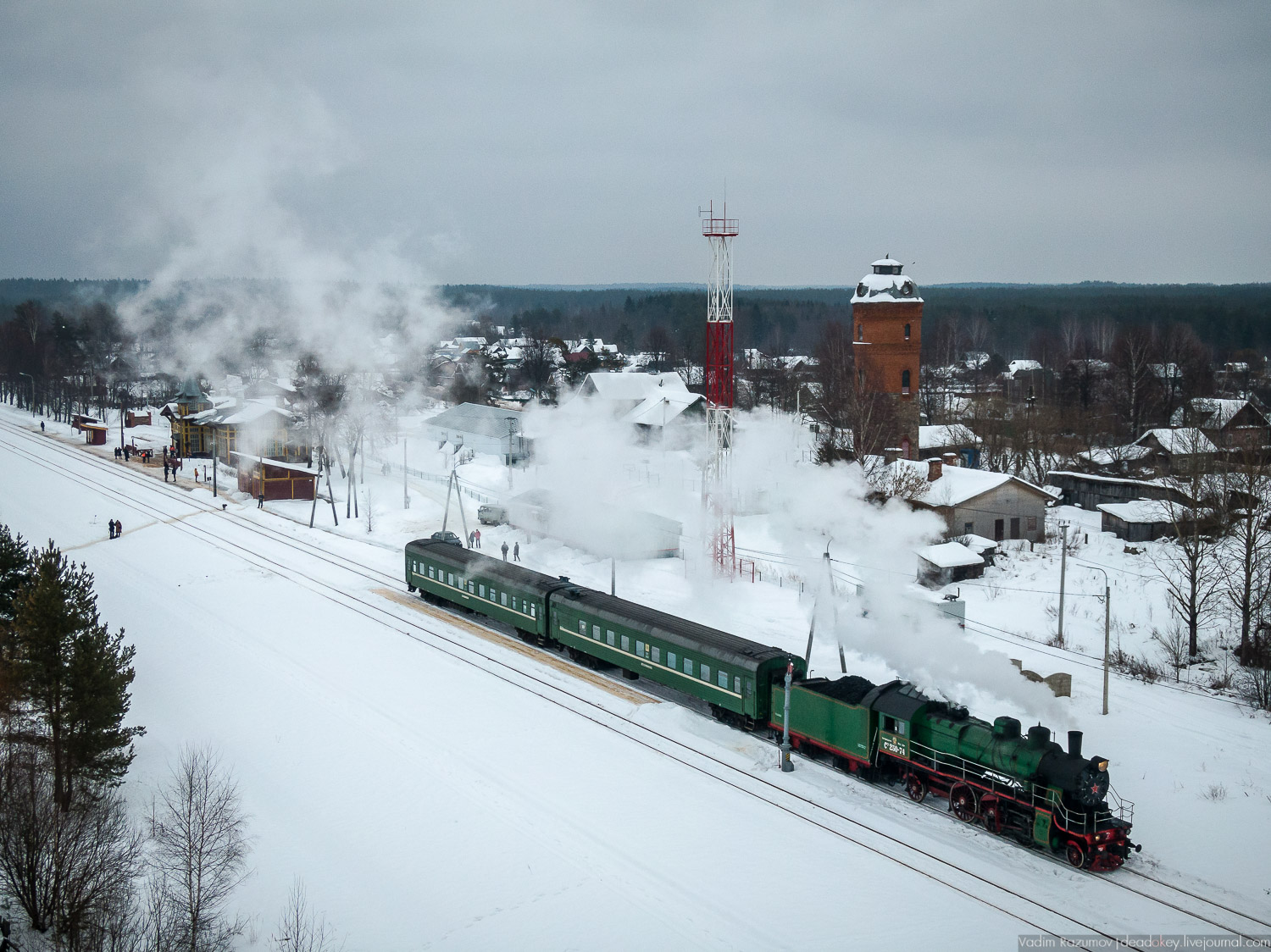Паровоз Бологое - Осташков