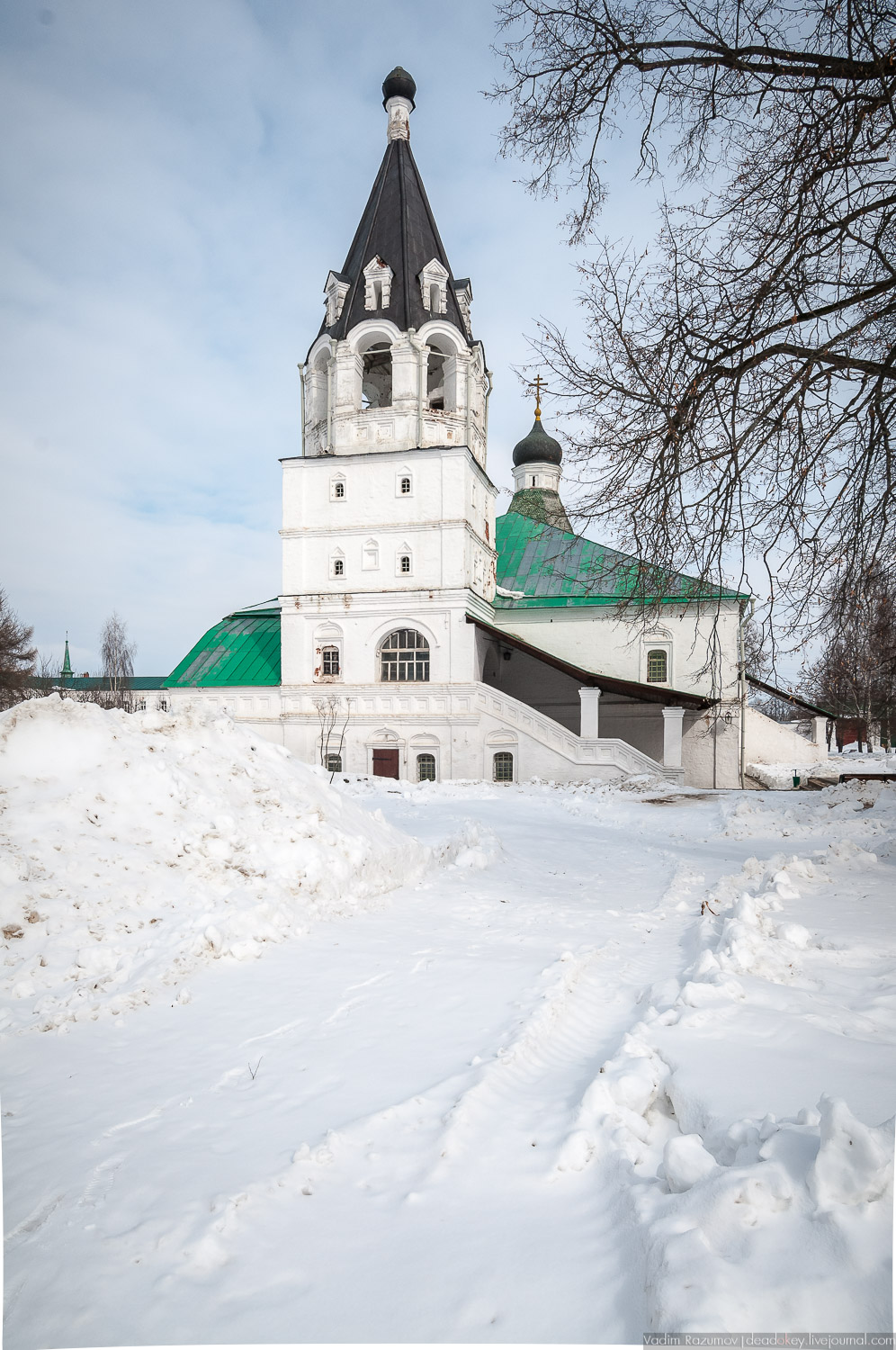 Александровская Слобода. Сравнительные фотографии Ивана Барщевского и Вадима Разумова