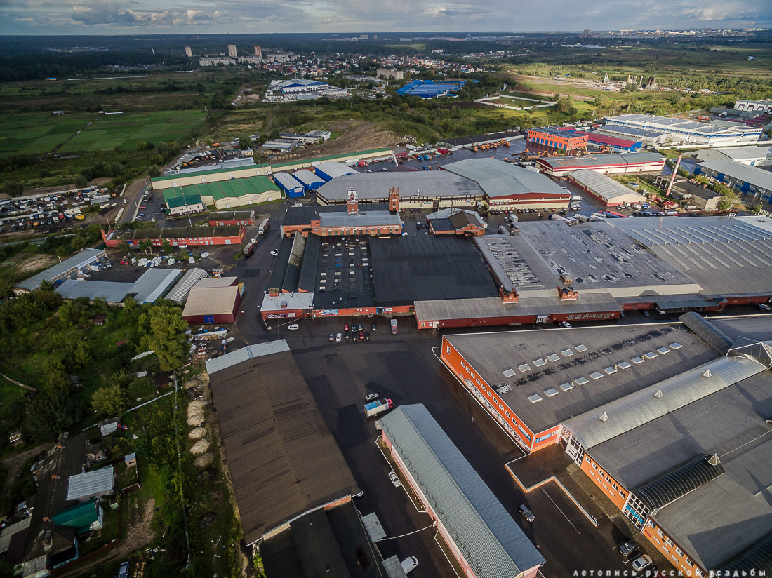 Поселок Октябрьский, фабрика Шорыгина с квадрокоптера