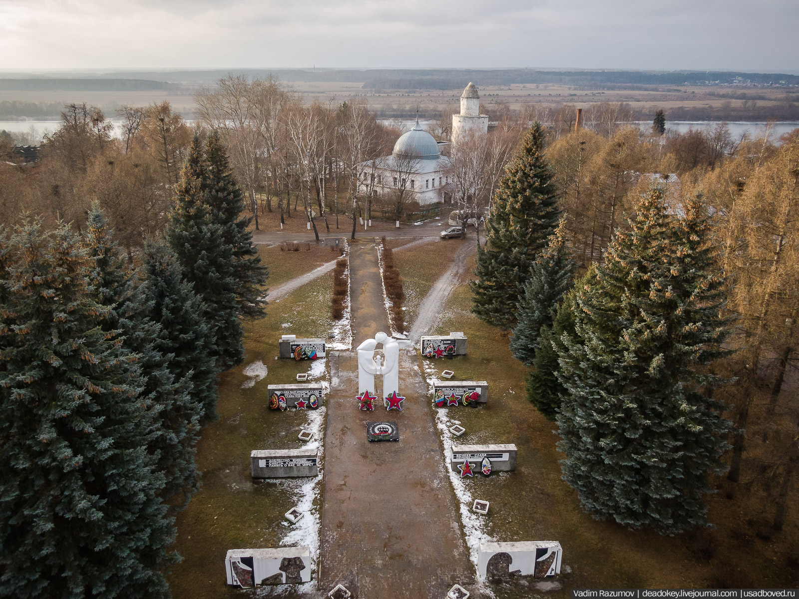 Касимов с дрона, Рязанская область