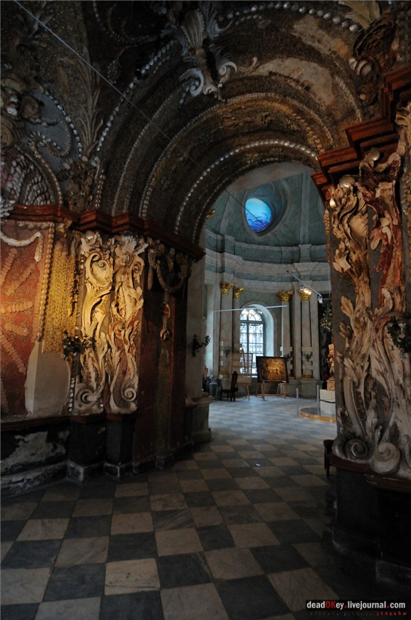 Усадьба Кусково, интерьеры грота