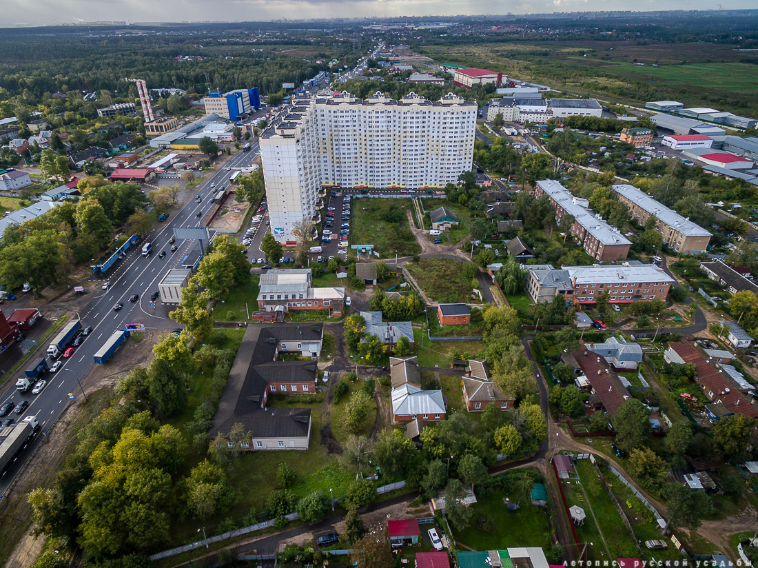 Поселок Октябрьский, фабрика Шорыгина с квадрокоптера