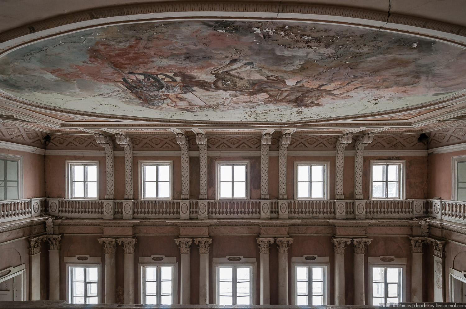 Усадьба Знаменское-Садки, интерьеры главного дома, Москва