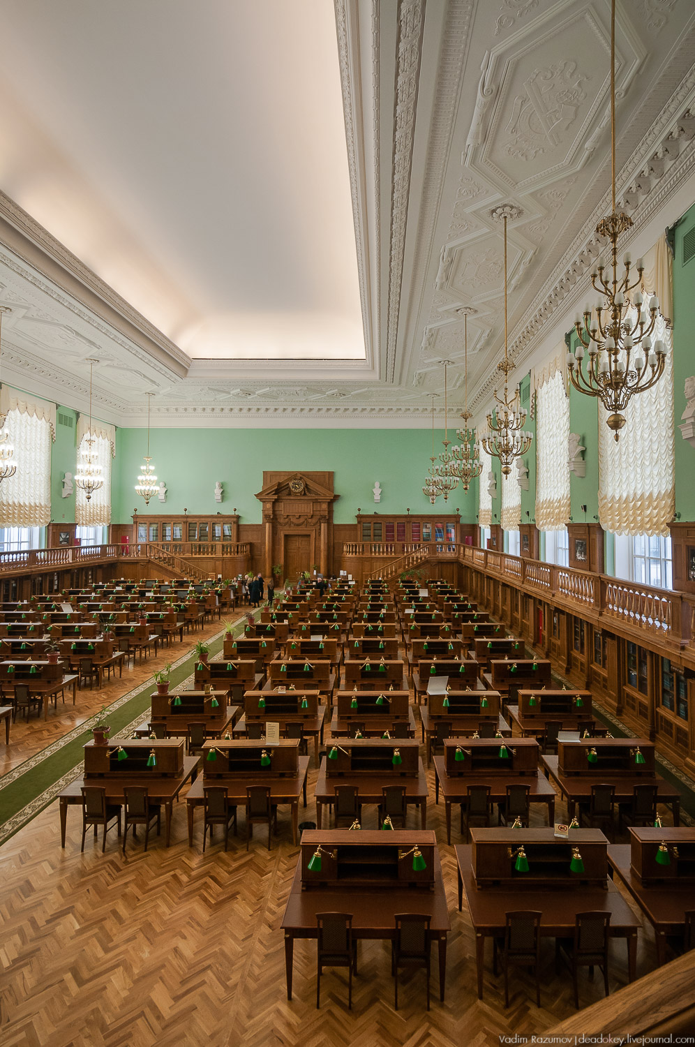 РГБ. Российская государственная библиотека. Интерьеры читального зала