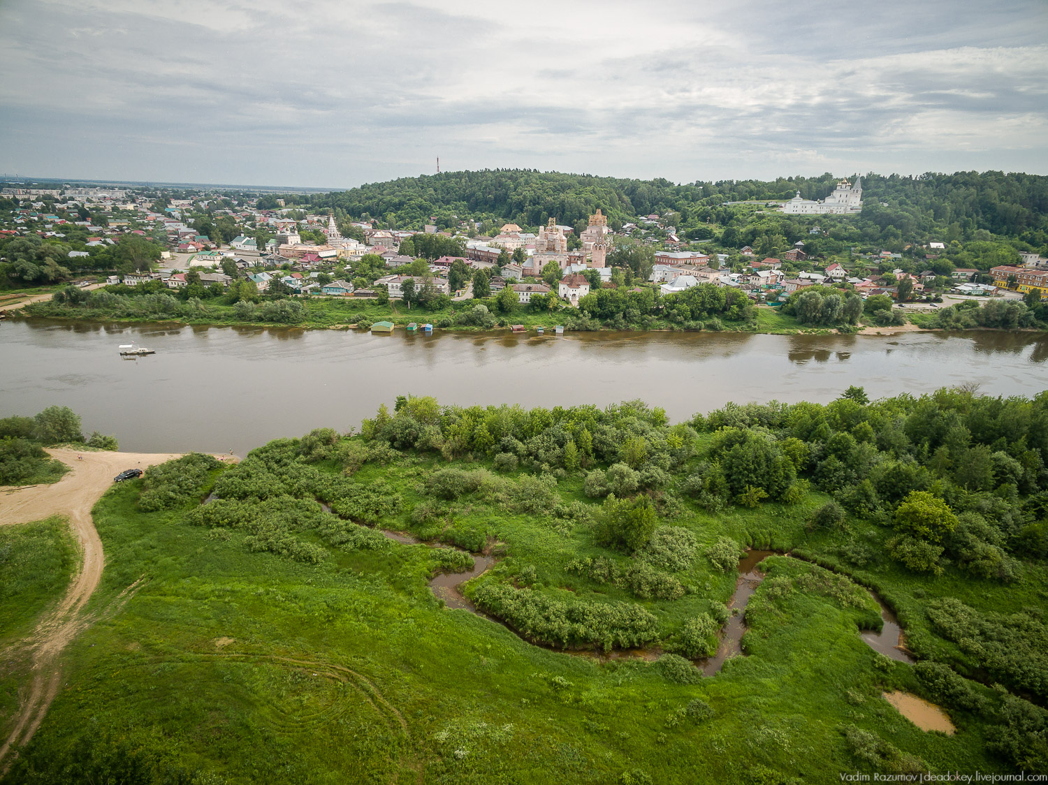 Гороховец с дрона
