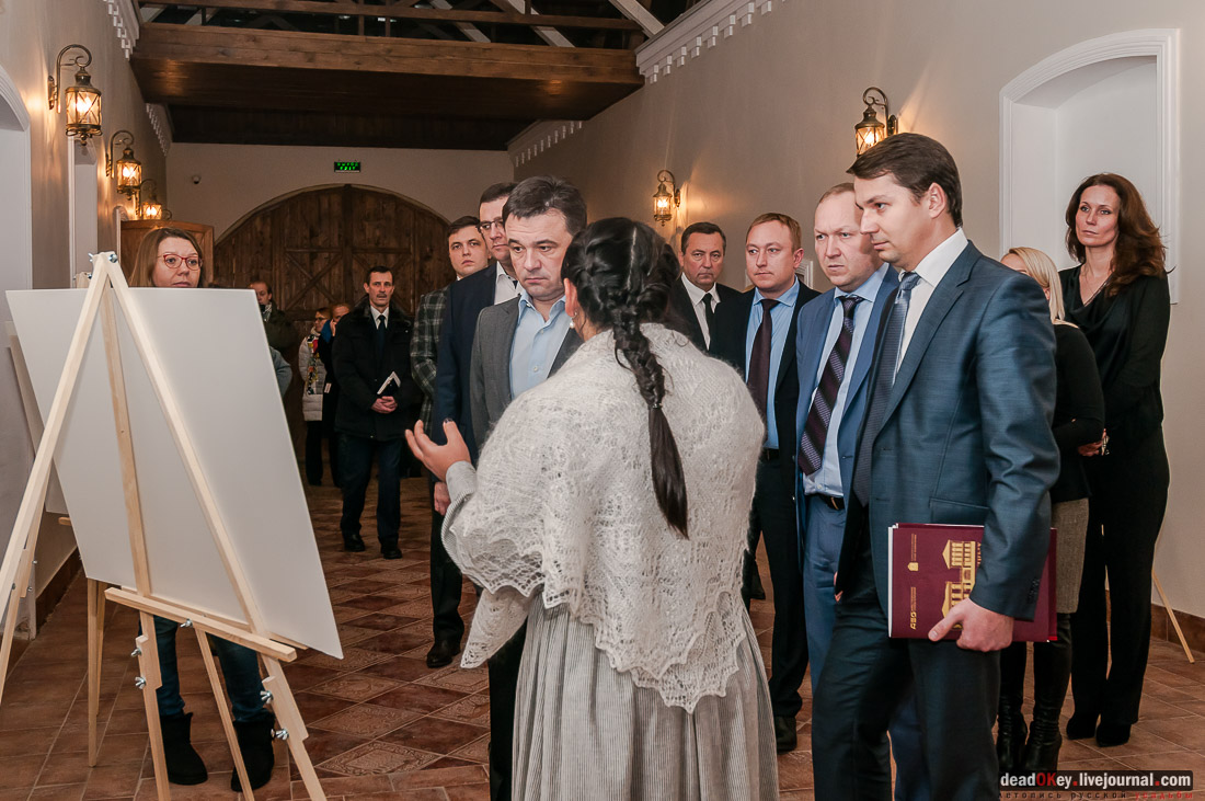 усадьба Талицы Аигиных, Пушкинский район. Приезд губернатора Московской области Андрея Юрьевича Воробьева