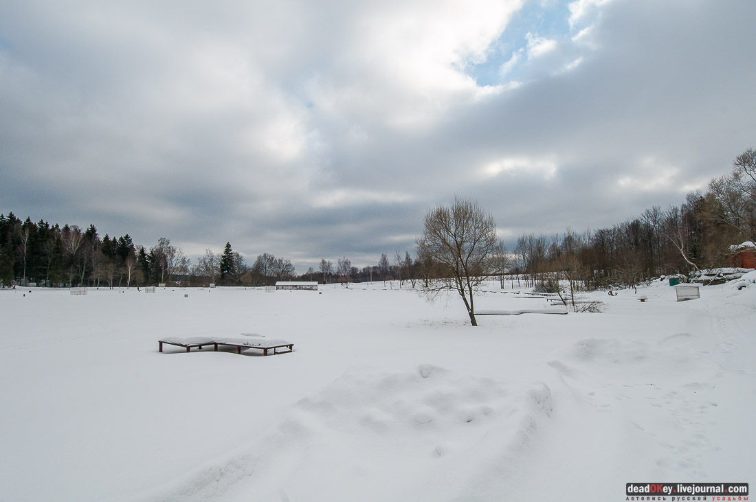 усадьба Ольгово, съемки телеканала Россия-1 для передачи Вести