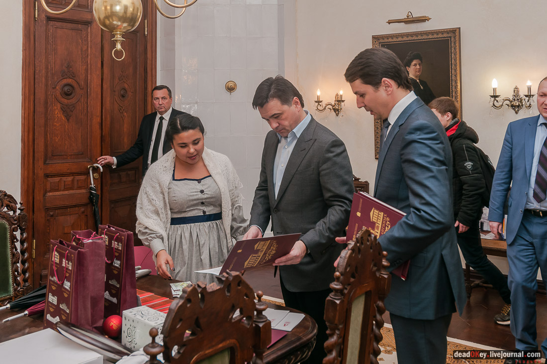 усадьба Талицы Аигиных, Пушкинский район. Приезд губернатора Московской области Андрея Юрьевича Воробьева