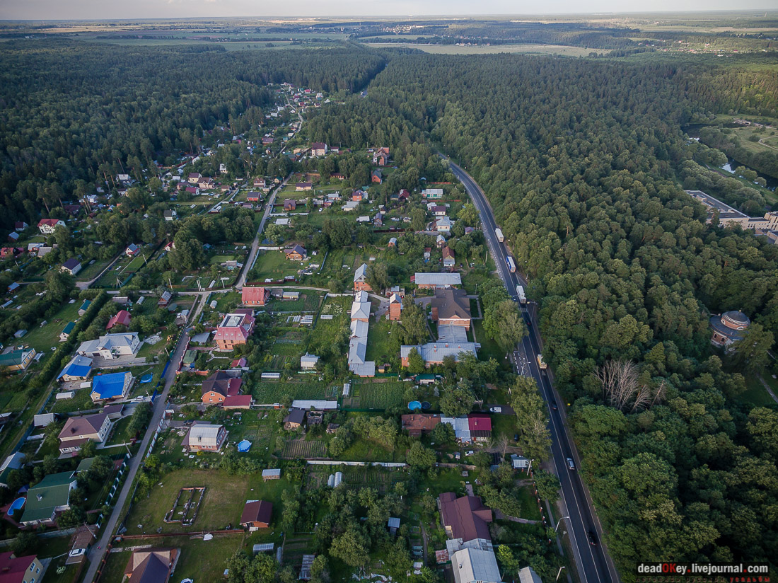 усадьба Семеновское-Отрада с квадрокоптера