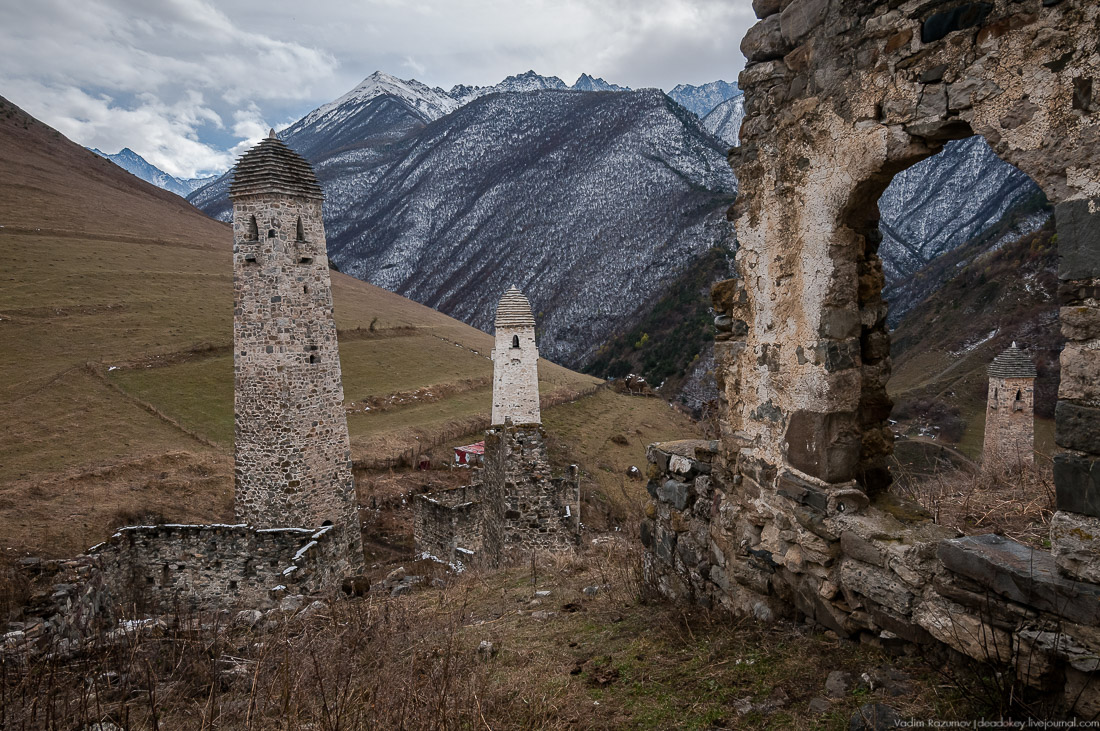 Башенный комплекс ЭРЗИ, Ингушетия, Джейрахское ущелье.