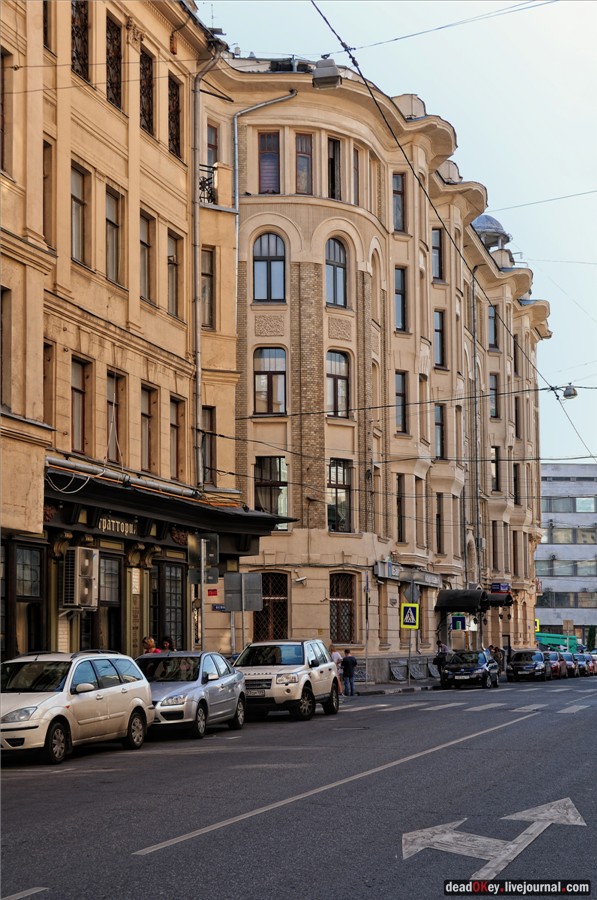 Доходный дом П.А. Скопника, 1906-1907, архитектор Г.А. Гельрих,Садовая-Кудринская ул., 24