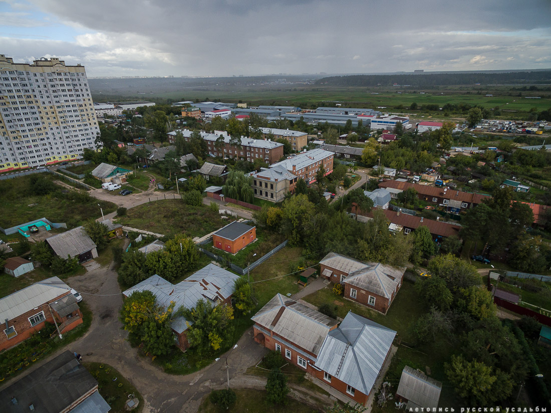 Поселок Октябрьский, фабрика Шорыгина с квадрокоптера