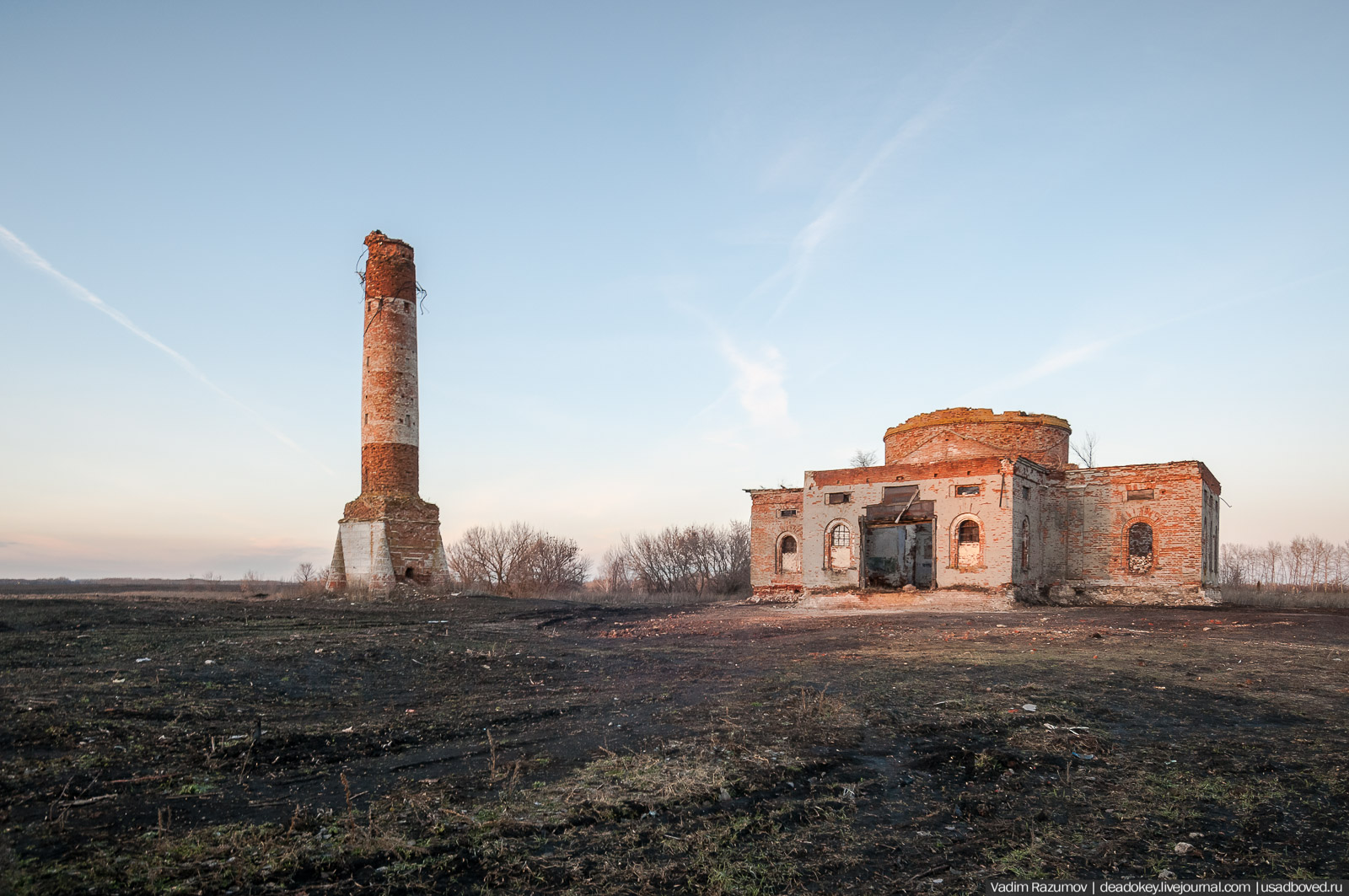 Усадьба Ивановка, колокольня-маяк, Липецкая область, Добринский район