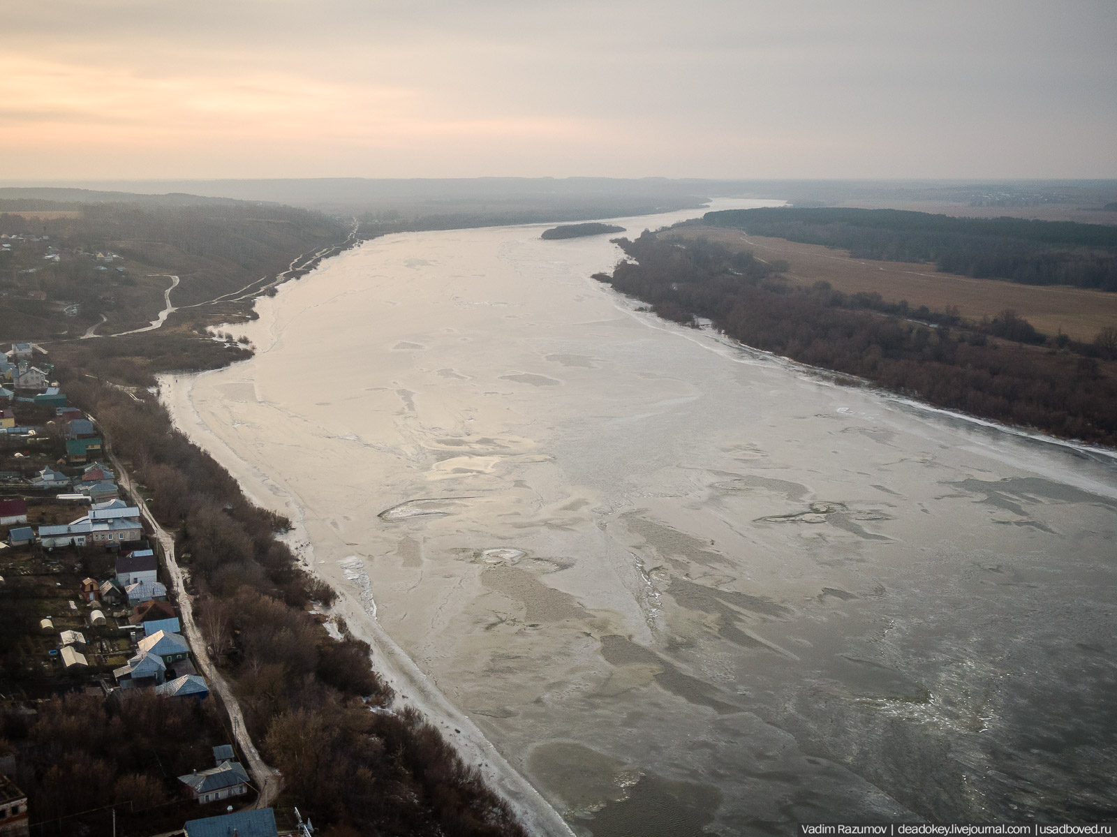 Касимов с дрона, Рязанская область