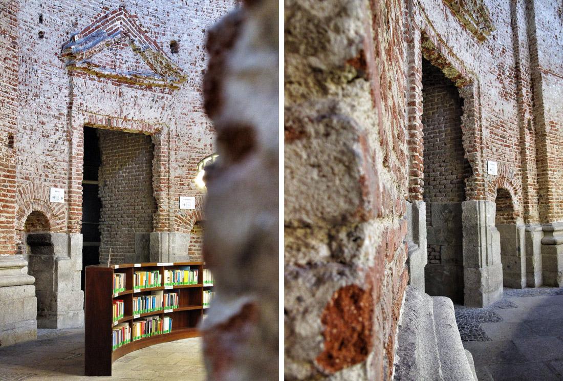 библиотека в бывшем храме, Испания, г. Мадрид, р-н Лавапьес.