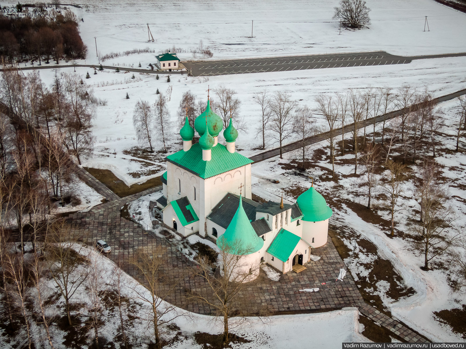 Куликово Поле, Красный холм, церковь Сергия Радонежского, архитектор Щусев