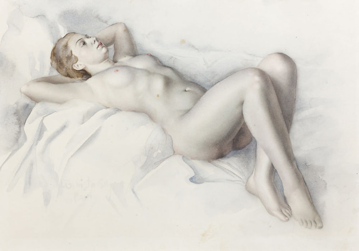 Femme nue allongйe (700x489, 51Kb)