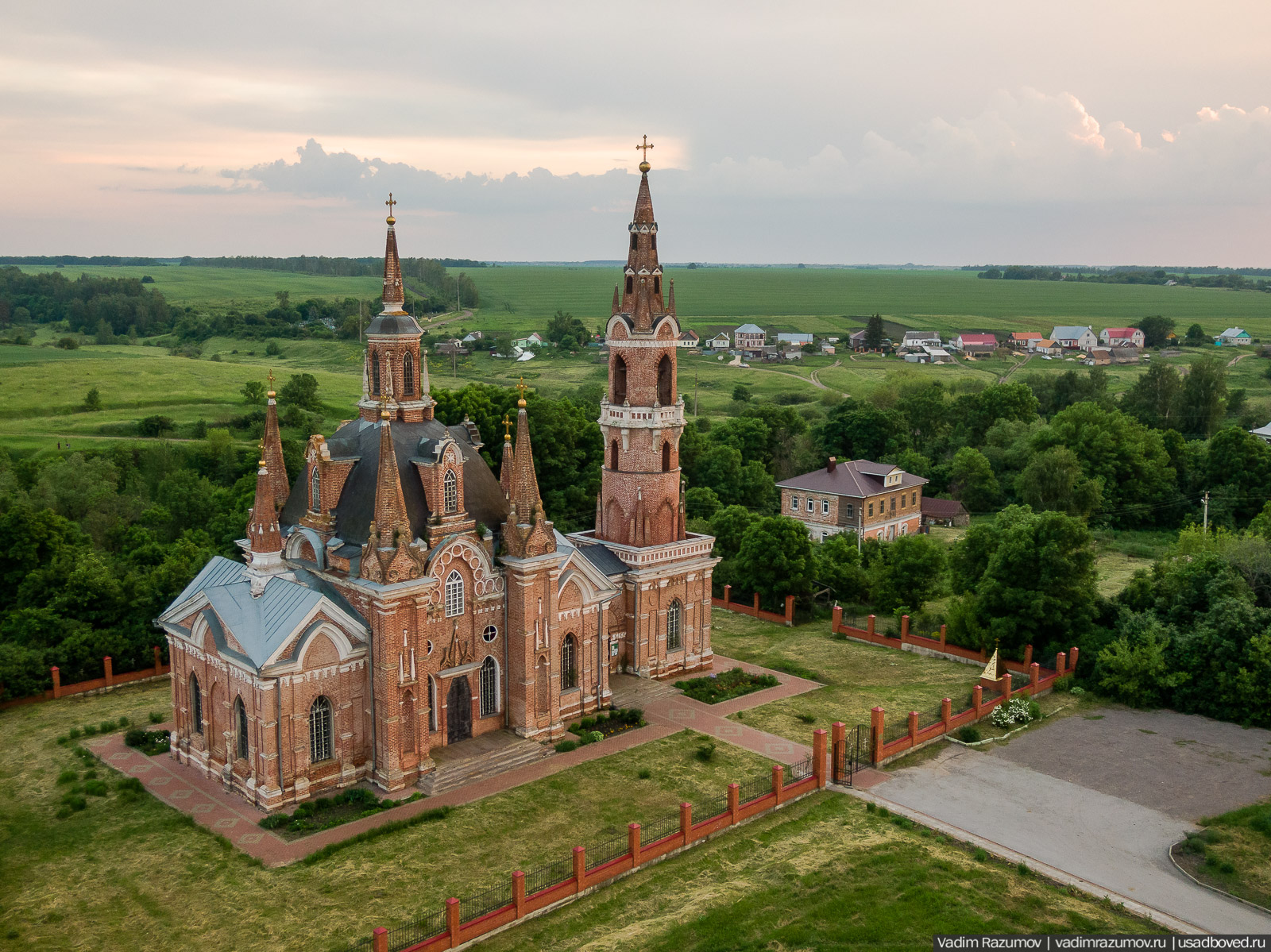 усадьба Вешаловка, Липецкая область, с дрона
