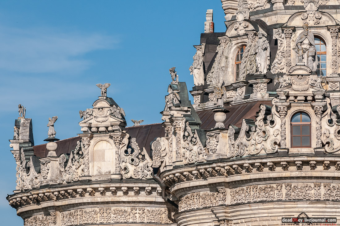 усадьба Дубровицы, Знаменская церковь с квадрокоптера