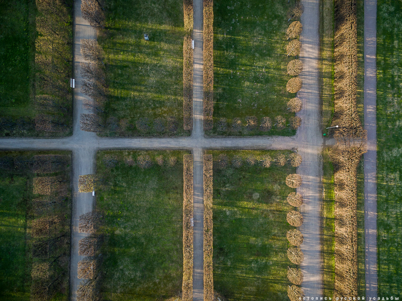 усадьба Архангельское с квадрокоптера (аэросъемка с дрона)