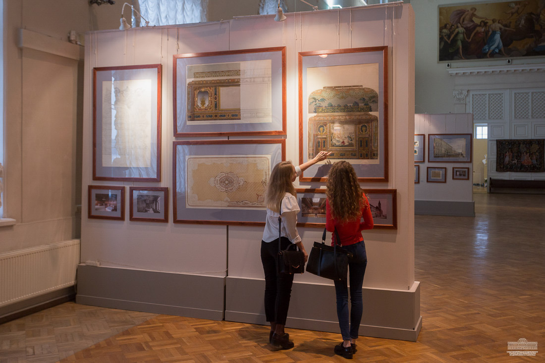 Выставка «Максимилиан Месмахер. Графическое и архитектурное наследие» в Тициановском и Екатерининском залах.