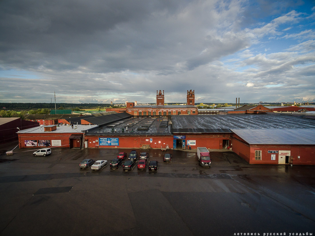 Поселок Октябрьский, фабрика Шорыгина с квадрокоптера