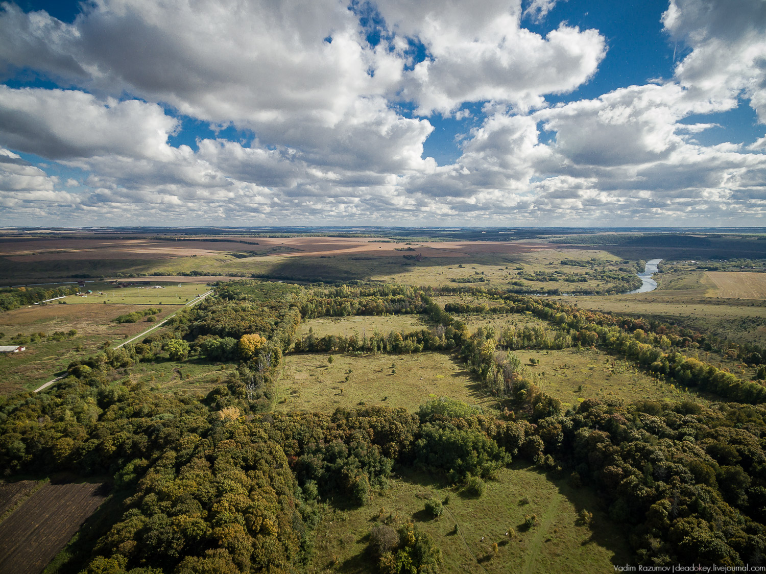 усадьба Полибино с дрона и квадрокоптера, Липецкая область