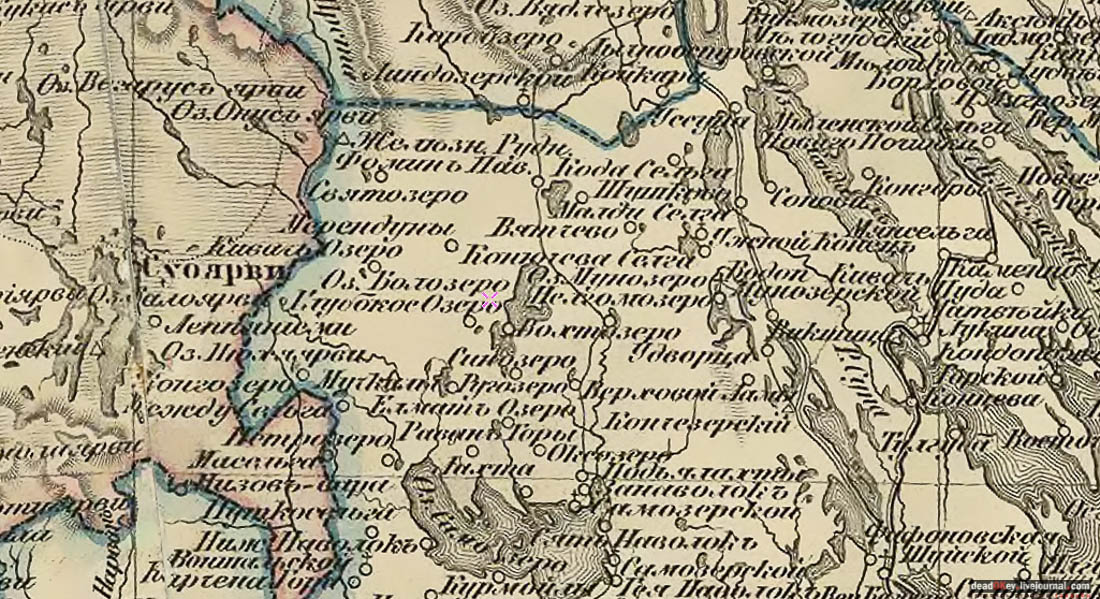 заброшенная деревня Сяпчозеро, Карелия, Кондопожский район