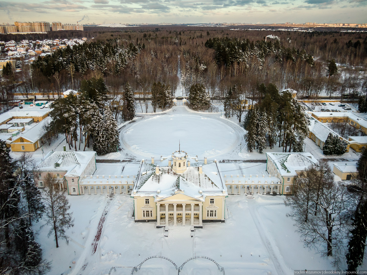 усадьба Валуево с дрона