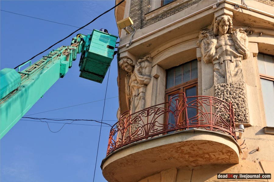 Доходный дом П.А. Скопника, 1906-1907, архитектор Г.А. Гельрих,Садовая-Кудринская ул., 24