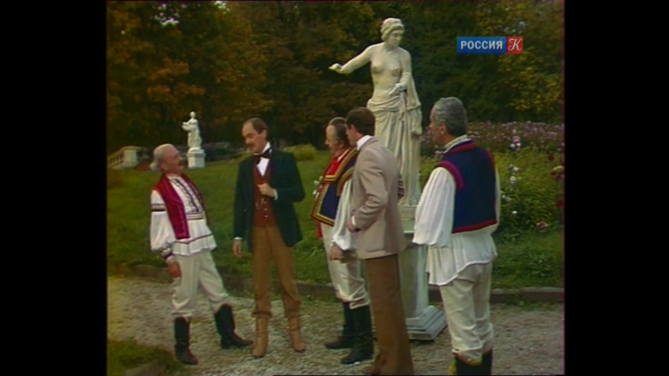 фильм Веселая вдова (1984), усадьба Архангельское, Московская область, Красногорский район.