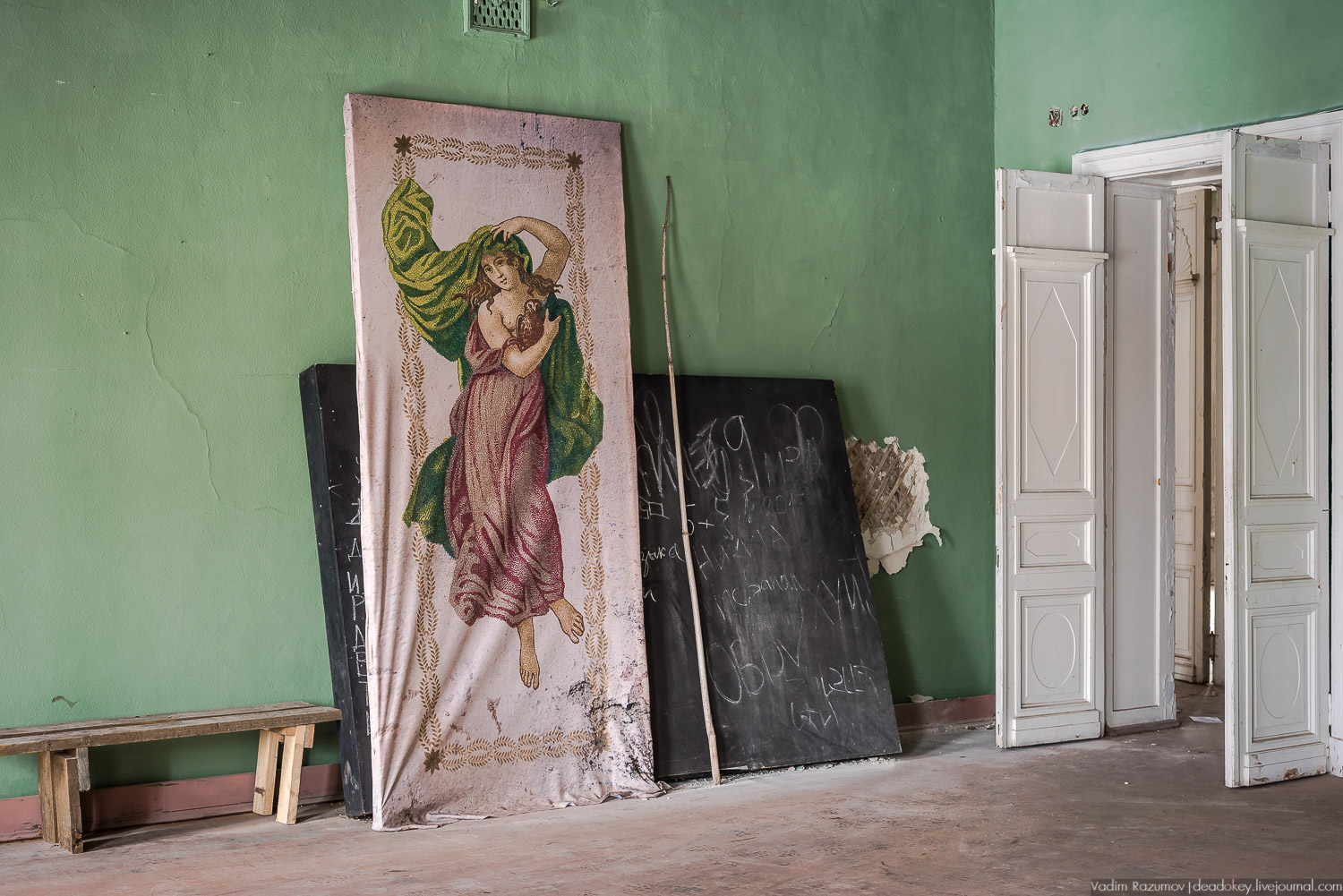 Усадьба Знаменское-Садки, интерьеры главного дома, Москва